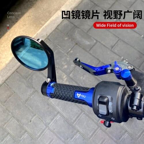 Handlebar Rearview Mirror for Niu N1s / m + / N1 / Nqi High Definition Small Round
