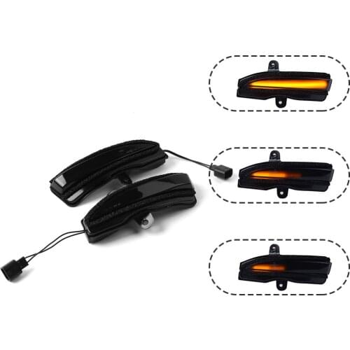 1 Pair LED Side Mirror Turn Signal For Mazda CX-3 4 5 CX3 CX4 CX5 Dynamic Rearview Mirror Indicator Lights ABS 12V Car Lights