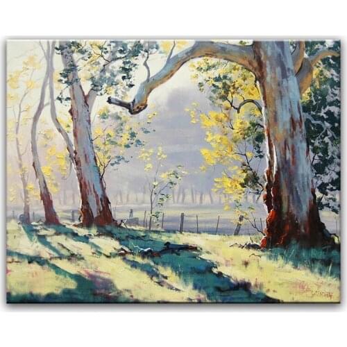 100% hand painted oil painting Home decoration high quality landscape painting pictures DM16071915