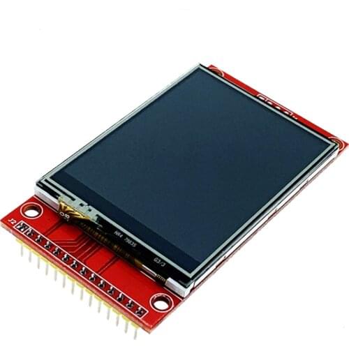 240320 2.4 inch SPI module adapter PCB base board TFT LCD display screen No Touch panel at least 4 IO ILI9341 18 pin 0.8mm