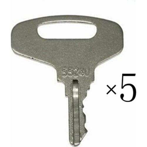5)Keys 66711-55240 for Kubota B & GL Series Models Allmand Broce GEHL
