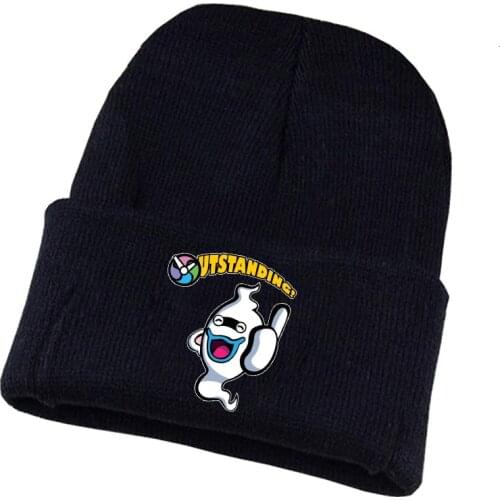 Anime Yokai Watch Knitted hat Cosplay hat Unisex Print Adult Casual Cotton hat teenagers winter Knitted Cap