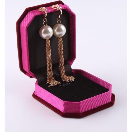 Korean Temperament Simulated Pearl Long Clip on Earrings Alloy geometric chain tassels Lovely Without Piercing for Girl jewelry