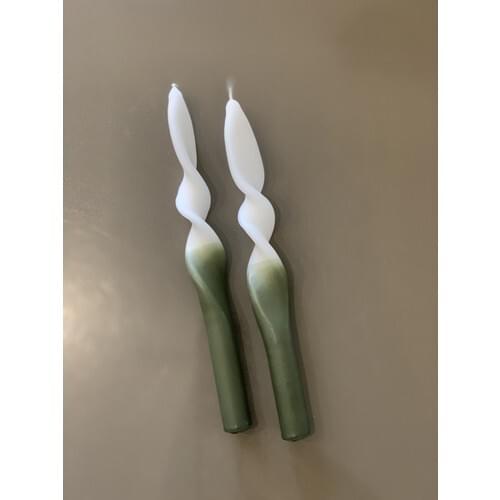 Gizemli Home Decorative White Candlesticks