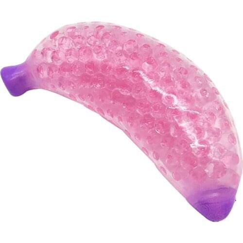 Banana Squeeze Toy, Slow Bouncing Ball Stress Relief Sensory Fidget Tool for Kids / Adults