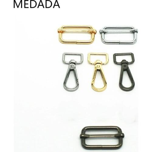 Medada DIY 2Pcs Womens Bags Carabiner For The For Bag Parts & Accessorie Snap Hook Metal Luggage Bag Buckle Handbag Strap