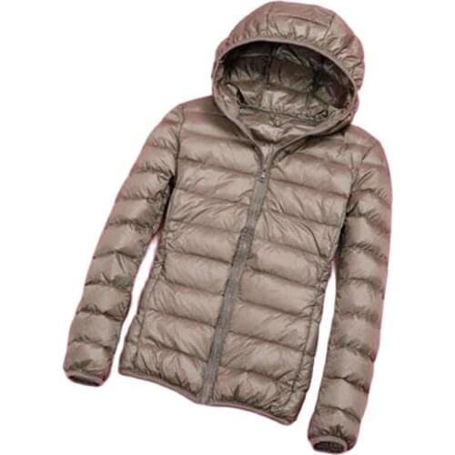 Winter Jacket Coat Women Warm Autumn Outwear Coats Ultralight Red Basic Jacket White Duck Down Overcoat Parka Plus Size 4XL