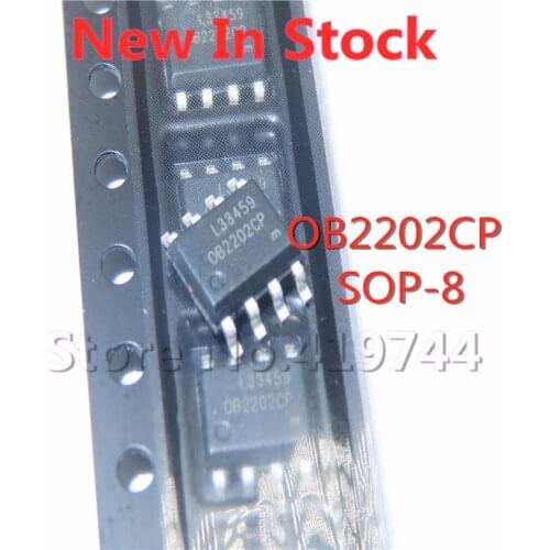 5PCS/LOT OB2202CP SOP8 OB2202 Quasi-resonant PWM controller SOP-8 In Stock NEW original IC