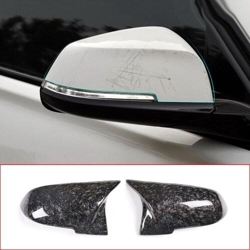 For BMW 3 4 SeriesF20 F22 F30 F31 GT F34 F32 F33 X1 E84 Real Carbon Fiber Side Rearview Mirror Cap Cover Trim Replacement Parts