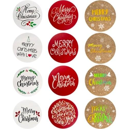 500Pcs/Pack Envelope Tab Sealer Sticker, Thank You Adhesive Color Bronzing Stickers for Gift Decoration