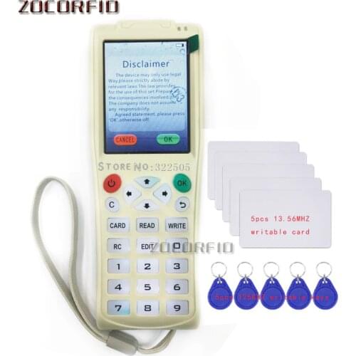 English Version Original iCopy-5 with Full Decode Function Smart Card Key Machine NFC Copier Reader Writer rfid Duplicator