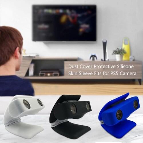 Dust Cover Protective Silicone Skin Sleeve Fits For PS5 Camera Dust Cover Protective Silicone Skin Dustproof Drop-proof