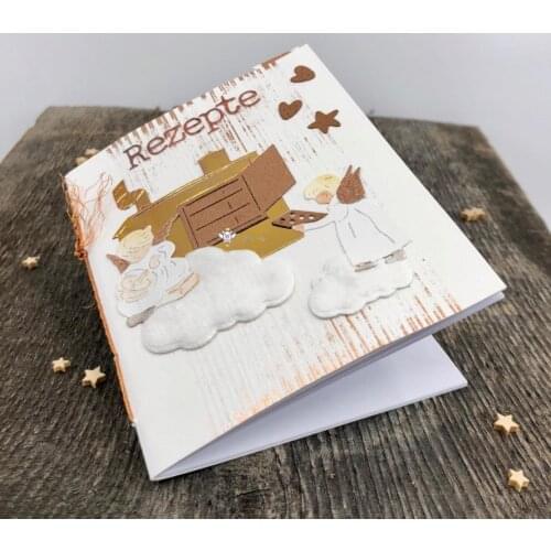 Mmao Crafts Metal Steel Cutting Dies 2021 New Angel kid book oven Scrapbooking Paper/photo Cards Embossing Dies