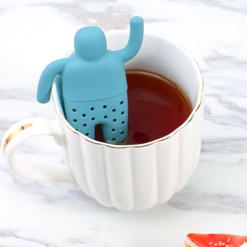 Japanese style silicone tea maker villain tea drainer hands lazy tea compartment vertical tea maker tea set