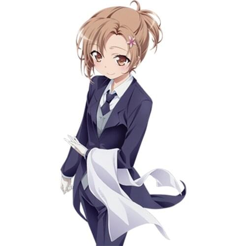 Cute Car Sticker Super Beauty Girl Kusunoki Yukimura Anime Auto Motor Decorative Cool Vinyl Car Decal