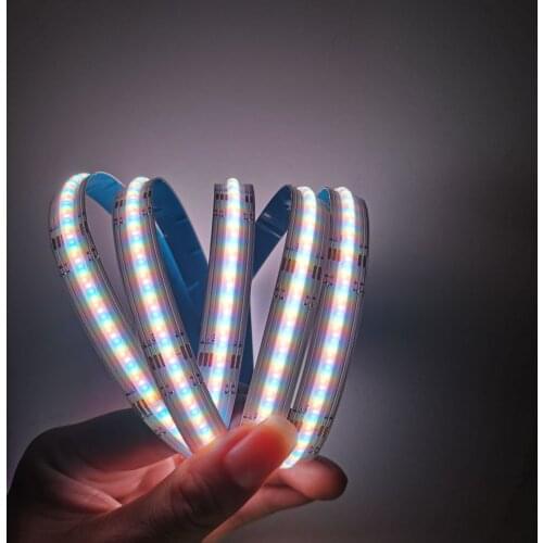 DC24V FCOB LED Strip Light 12MM FPBC 560Leds 14.4W/M 150LM/W RA90 RGBW RGBWW RGBNW Colorful Flexible LED COB Liner Lighting