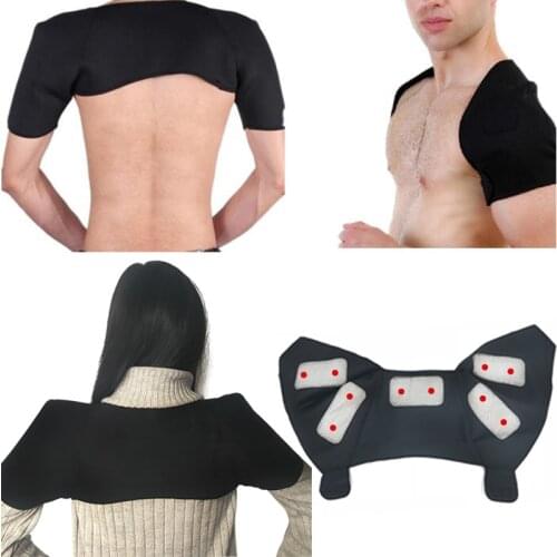 Tourmaline Self-heating Unisex Heat Therapy Pad Shoulder Protector Support Body Muscle Pain Relief Health Care Heating Belt