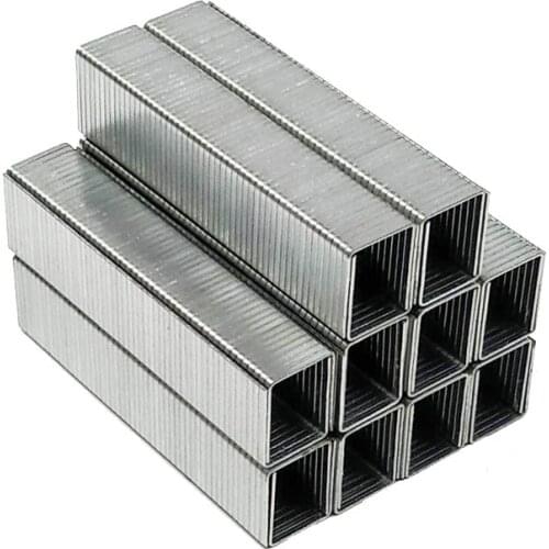 10-14mm narrow crown nails 1.2MM thick nail high hardness door nails 3/8" to 9/16" for 3 in 1 heavy duty staple gun