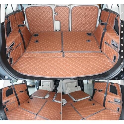 High quality Good mats! Special trunk mats for Mazda 5 7 seats 2015-2007 waterproof boot carpets cargo liner for Mazda 5 2010