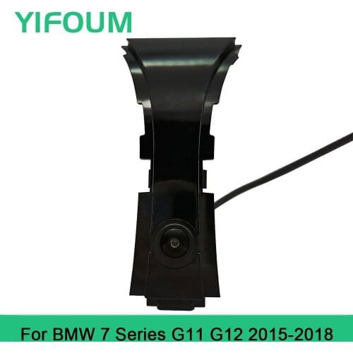 YIFOUM HD CCD Car Front View Parking Night Vision Positive Waterproof Logo Camera For BMW 7 Series G11 G12 2015 2016 2017 2018