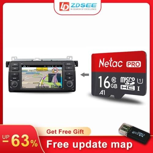 32GB GPS Sygic map for BMW E46 car radio android Navigation Maps free update micro SD card Europe spain middle east