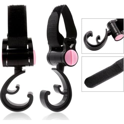 2pcs/Set Baby Stroller Hook Bag Handle Grab Hook Holder Stroller Accessories for Baby Strollers Useful Props Hanger Hooks Props