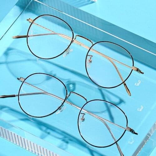 2in1 Optical Anti-Blue Light Glasses Photochromic Retro Kick-Off Glasses Frame Unisex d88