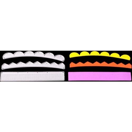 3pcs Lace Metal Cutting Dies scrapbooking Stencils for Craft Paper DIY new border die cut Template