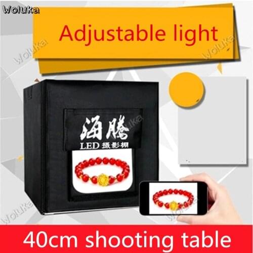 40CM Studio shooting table Small adjustable led set mini softbox photography lamp photo Props CD50 T03