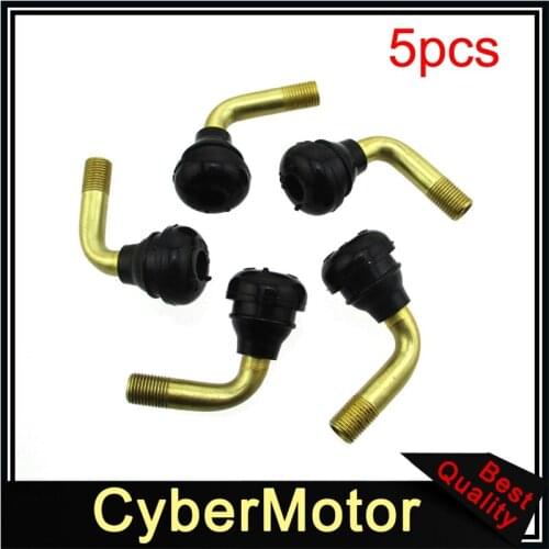 5x PVR70 Tubeless Tire Valve Stems 90° Pull-In Auto For Pit Dirt Bike ATV Quad Motorcycle Motorcross