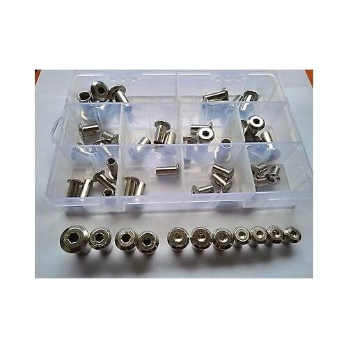 50pcs M6 M8 M10 Stainless Steel Allen Furniture Connector Fixed Screw Teel Nuts Free Shipping