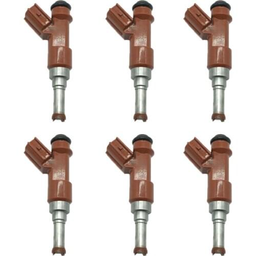 6pcs 23209-31050 23250-31050 23250-0P040 Fuel injector for Toyota Avalon Camry Highlander RAV4 Sienna Venza 3.5L V6
