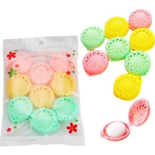 9Pcs Camphor Ball Mothproof Anti-mold Wardrobes Cloth Drawers Camphor Repellent MothBalls Multifunction Fragrance Box