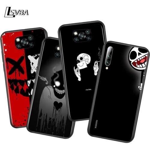 Smile Skeleton Devil For Xiaomi Poco X3 NFC M2 X2 F2 C3 M3 F1 Pro Mi Play Mix 3 A3 CC9E A2 A1 6 5 Lite Phone Case