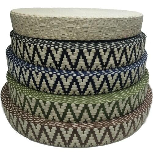 4 cm Wide Cotton Webbing Waving Type Ribbon Trim Accessory For Bag/garment/home deco Approx 3mm Thickness Woven Webbing 1 Meter