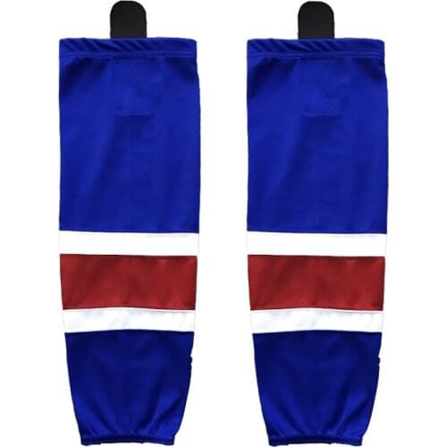 Cool hockey 100% Polyester Ice Hockey sport Socks Cheap Shin Guards For Team XW021 high quality men women