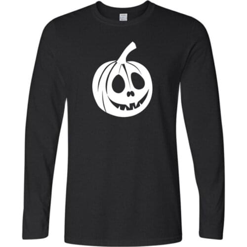 BITTER COFFEE NEW Mens printing Happy Halloween Plus Size T Shirts Custom Long Sleeve T Shirts Boy Plus Size Tops & Tees