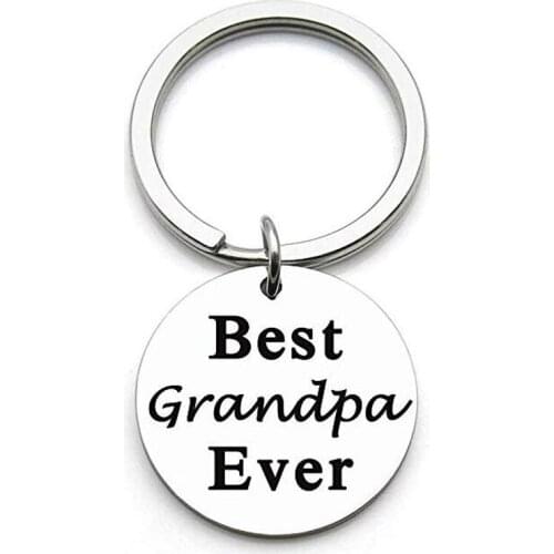 Mathers Fathers Day Gifts for Grandpa Grandma Key Ring Gift Ideas for Grandfather Dad Grandmother Mom Nana Gigi