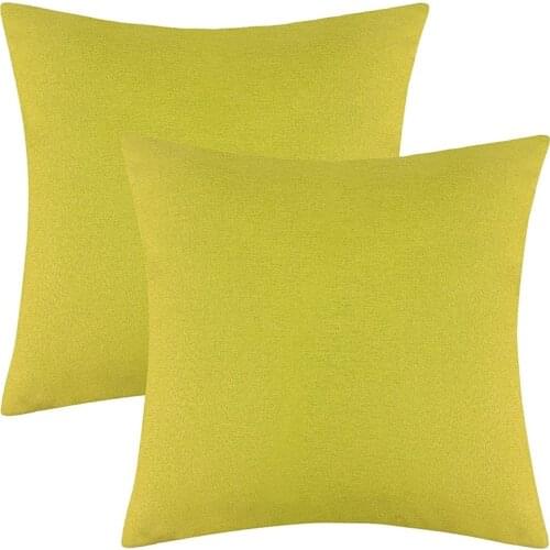 Outdoor Waterproof Throw Pillow Covers Water Resistant Garden Chair Cushion Case for Couch Home Decoration 20X20 Inches