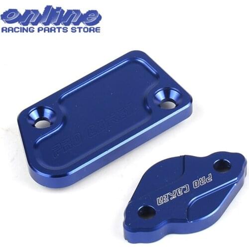 CNC Front & Rear Brake Reservoir Fluid Cover Cap Fit For YAMAHA YZ125 YZ250 YZ250F YZ250X YZ250FX YZ450F free shipping