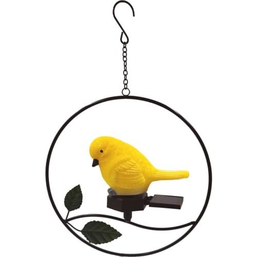 Courtyard Landscape Wind Chime Lamp Hanging Lights Waterproof IP65 Diameter 25cm Solar Energy Led Simulation Animal Chandelier