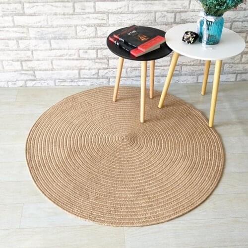 Flooring carpet Jute woven carpet hall rug living room rugs bedroom piel