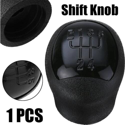 1pc Black 5 Speed Gear Stick Shift Knob Head Durable Rubber For Renault Clio Twingo Kangoo Laguna Megane Scenic Parts