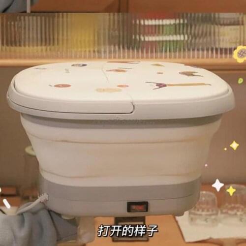 Foldable Foot Soaking Bucket Electric Heating Constant Temperature Massage Household Foot Washing Full Automatic F