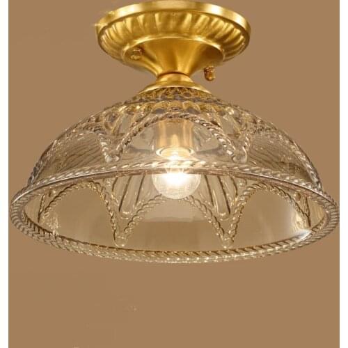 All copper European style ceiling lamps entrance lamp corridor lamp American balcony lamp creative ceiling lights ZA623 ZL166 YM
