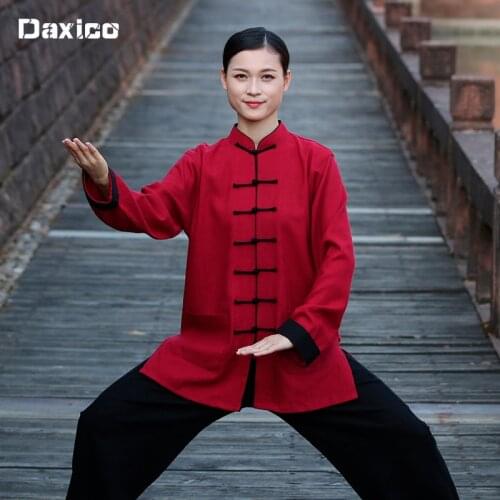 High Quality Traditional Kungfu Costume Woman Morning Exercises Taichi Uniform Man Taiji Clothing Martial Arts Wing Chun Suit