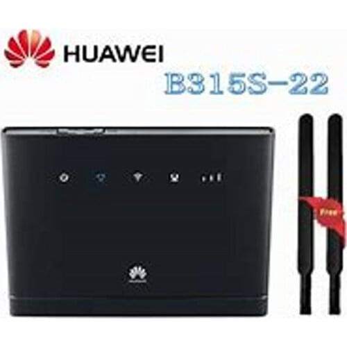 "3" Huawei B315 LTE Wireless Gateway Modem Router+2pcs antenna