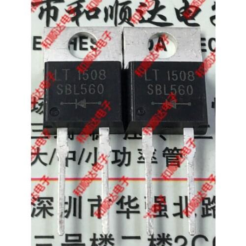 10pcs/lot SBL560 New Spot TO-220-2 600V 5A