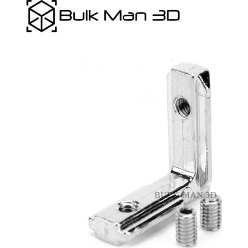 100pcs/lot 90 degree inside hidden corner bracket for 3D Printer V-slot / T slot Linear Rail
