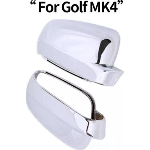 2PCS Car Rear View Mirror Cover Reversing Mirror Cover for Golf MK4 3B1857537(B) 3B1857538(B)